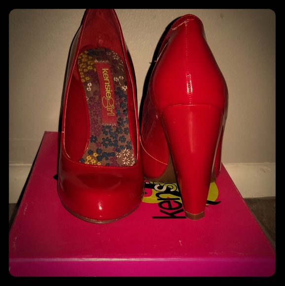 Kensie Girl Shoes - Kenzie Girl Red Pumps